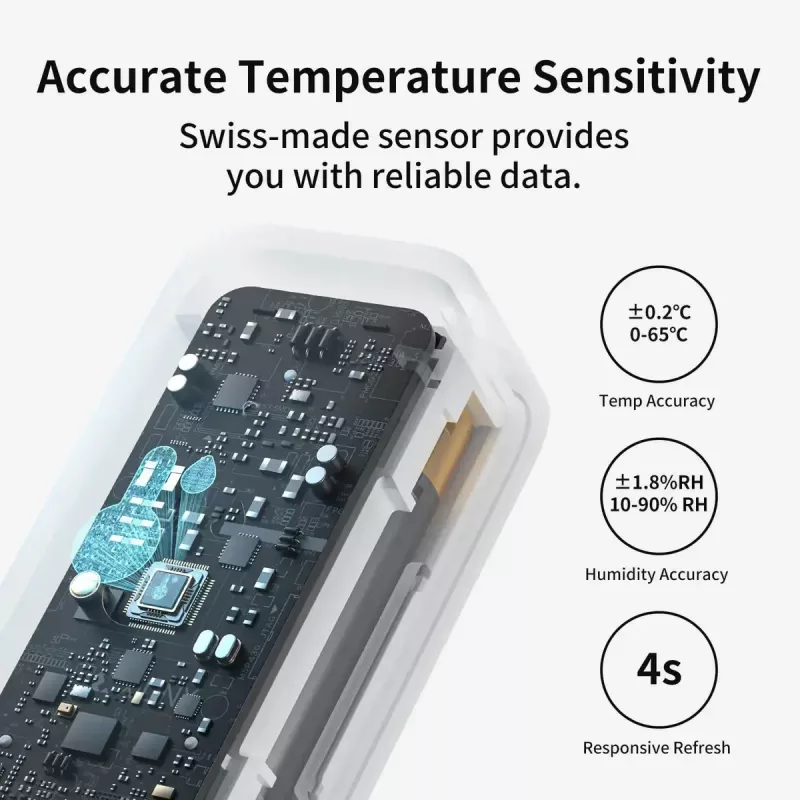 Smart užuolaidų variklis SwitchBot W2400000R U-bėgeliui (ES ir JK) – baterija, USB-C, 15 kg stūmimo jėga