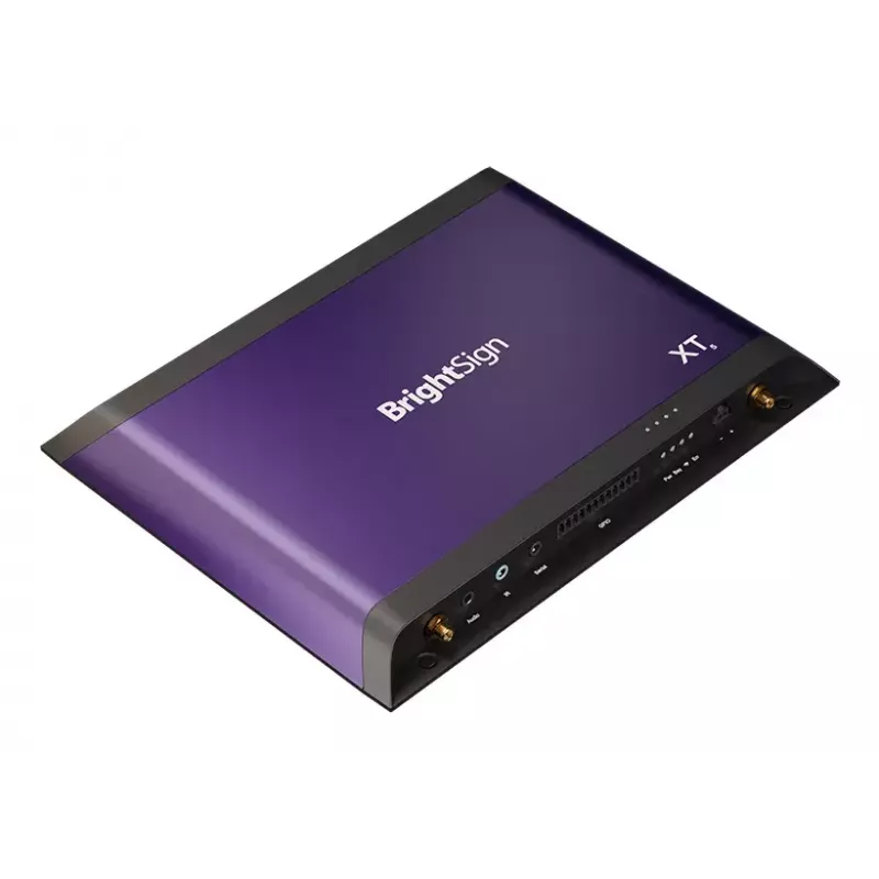 Skaitmeninis medijos leistuvas BrightSign XT1145 8K Ultra HD juodai violetinis