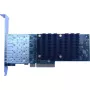 Tinklo adapteris Chelsio T540-LP-CR – 4 prievadų 1/10GbE SFP+ mažo profilio, PCIe x8 Gen3, 32K jungčių