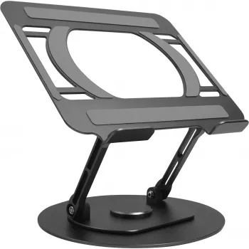 Stovo nešiojamam kompiuteriui Vision VLM-TL pilkas metalinis 32 cm aukštis 360° sukimas