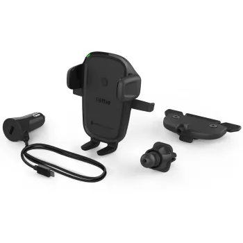 iOttie Easy One Touch 2 belaidis greitasis automobilinis kroviklis juodas USB