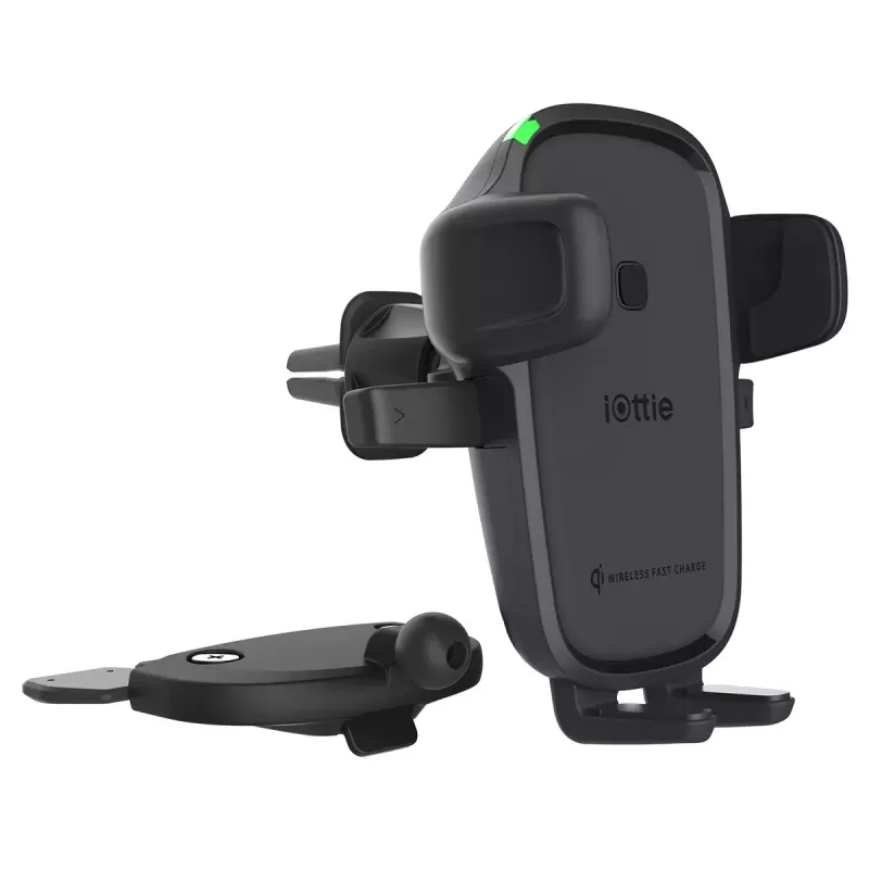 iOttie Easy One Touch 2 belaidis greitasis automobilinis kroviklis juodas USB