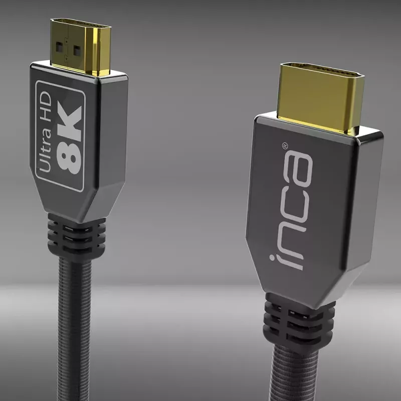 Inca IHD-21 HDMI laidas 2 m HDMI A tipas 3 x HDMI A tipas juodas