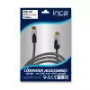 HDMI kabelis Inca IHD-10T 10m HDMI A tipo kištukas–kištukas pilkas
