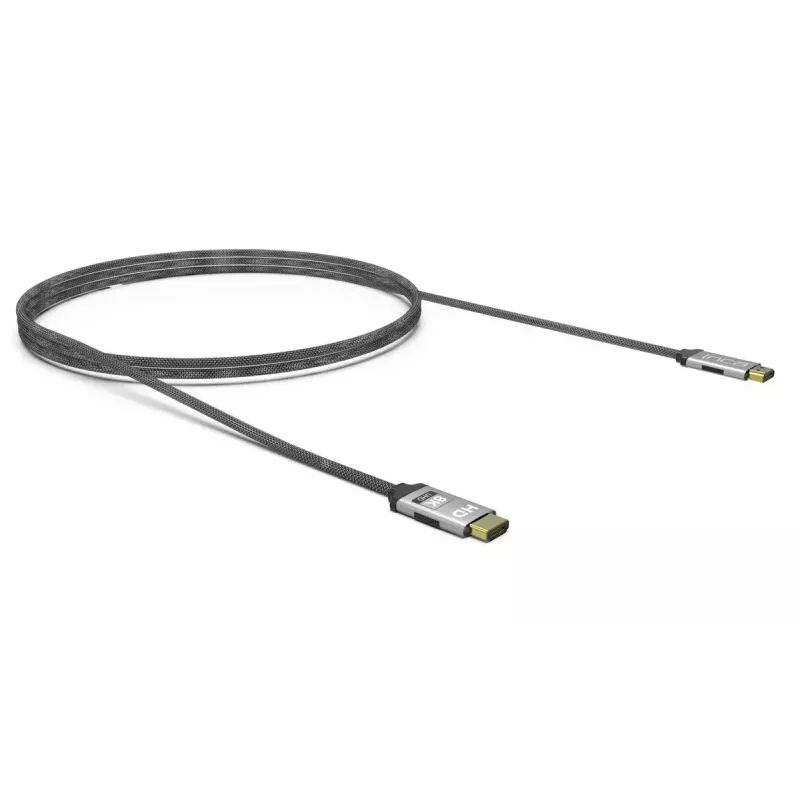 HDMI kabelis Inca IHM-03T 3m HDMI A tipo kištukas-kištukas 2.1 pilka