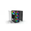 Korpusas Inca EMG-15XN Midi Tower Juodas