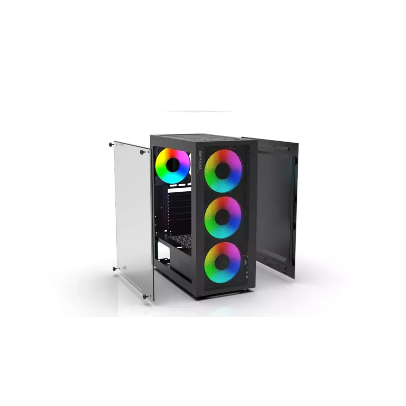 Korpusas Inca EMG-15XN Midi Tower Juodas