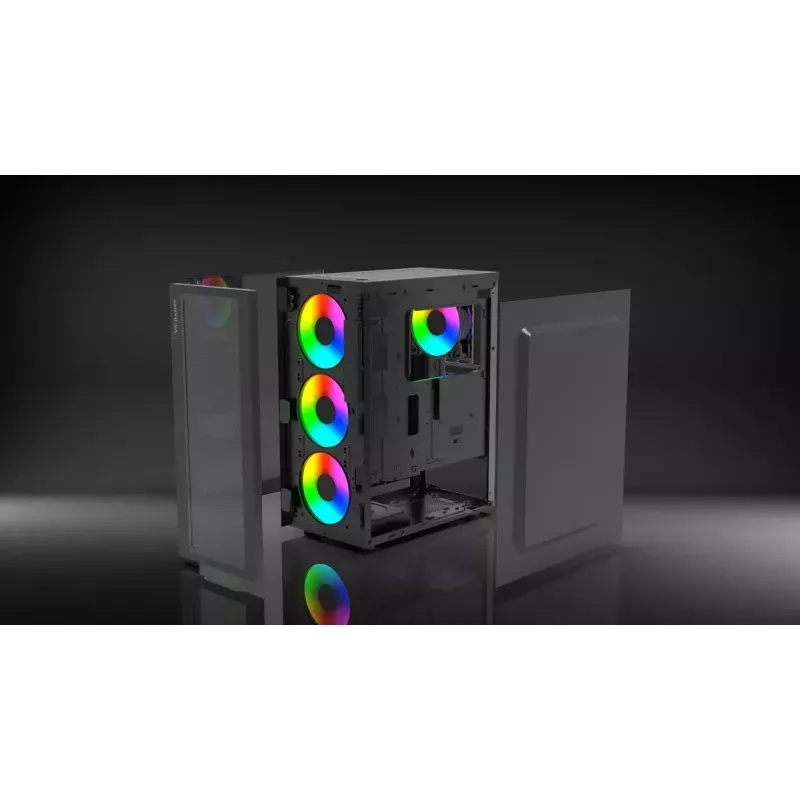 Korpusas Inca EMG-15XN Midi Tower Juodas