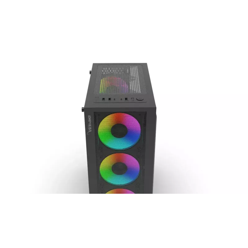 Korpusas Inca EMG-15XN Midi Tower Juodas