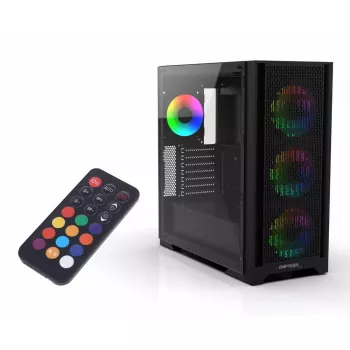 Korpusas Inca EMG-15XB Midi Tower juodas