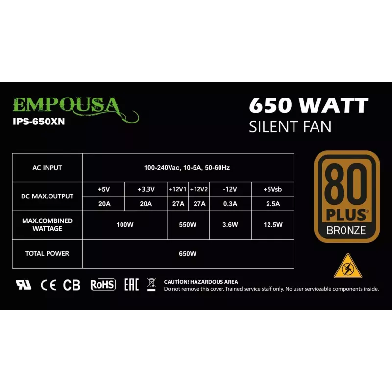 Inca IPS-650XN maitinimo blokas 650 W