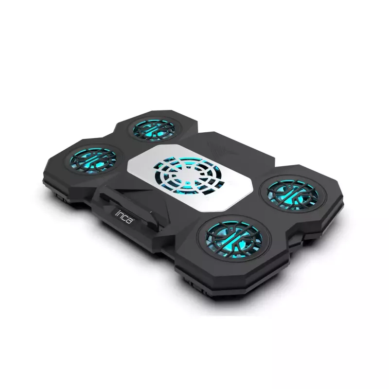 Aušinimo padėklas nešiojamam kompiuteriui INCA INC-614GMS, ergonomiškas dizainas, tylus veikimas