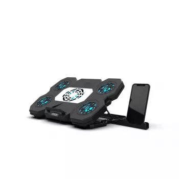 Aušinimo padėklas nešiojamam kompiuteriui INCA INC-614GMS, ergonomiškas dizainas, tylus veikimas