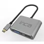 Inca ITPC-06TX USB Type-C sąsajos stotelė 4 prievadai, 5000 Mbit/s, pilka