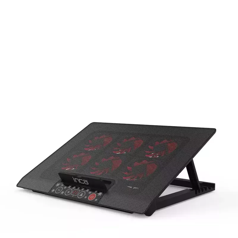 Aušinimo stovas nešiojamam kompiuteriui Inca INC-601GMS 43,2 cm 6 ventiliatoriai USB juodas