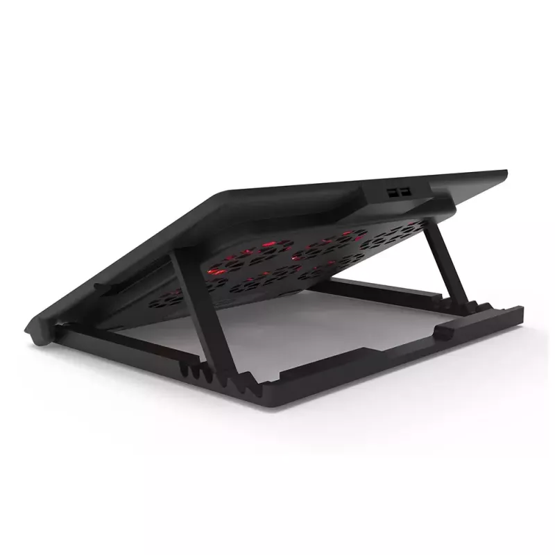 Aušinimo stovas nešiojamam kompiuteriui Inca INC-601GMS 43,2 cm 6 ventiliatoriai USB juodas