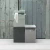 Skalbinių krepšys Brabantia 120442 35L stačiakampis juodas