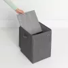 Skalbinių krepšys Brabantia 120442 35L stačiakampis juodas