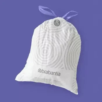 Šiukšlių maišai BRABANTIA 138164, 20 L, balti, plastikiniai, 40 vnt., 545×435 mm