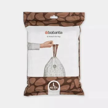 Šiukšlių maišai BRABANTIA 138645 40–45 l talpos šiukšliadėžėms, pakuotėje 40 vnt.