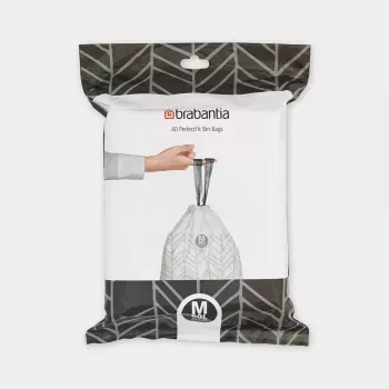 Šiukšlių maišas Brabantia 138829 60 L Baltas 40 vnt.