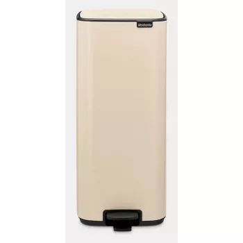 Brabantia Bo Pedalinis Kibiras 30 L Stačiakampis Plieninis Smėlio Spalvos