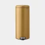 Šiukšlių konteineris Brabantia 238765 Round Steel Gold, skersmuo 29,3 cm, gylis 380 mm, aukštis 679 mm