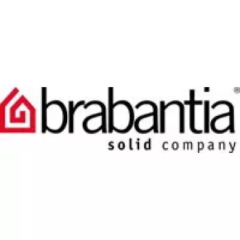 Krepšys skalbiniams Brabantia 35L tamsiai pilka balta