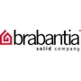 Krepšys skalbiniams Brabantia 35L tamsiai pilka balta
