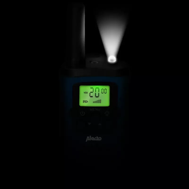 Alecto FR175BW racija 8 kanalų 446 MHz juoda mėlyna