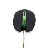 Gembird MUSG-001-G žalias USB žaidimų pelė, 6 mygtukai, iki 2400 DPI