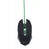 Gembird MUSG-001-G žalias USB žaidimų pelė, 6 mygtukai, iki 2400 DPI