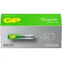 GP Super Micro AAA 1,5 V šarminės mangano baterijos, 40 vnt.