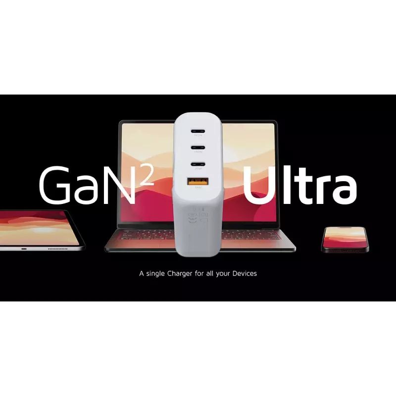 Xtorm 140W GaN² Ultra sieninis įkroviklis 3×USB-C
