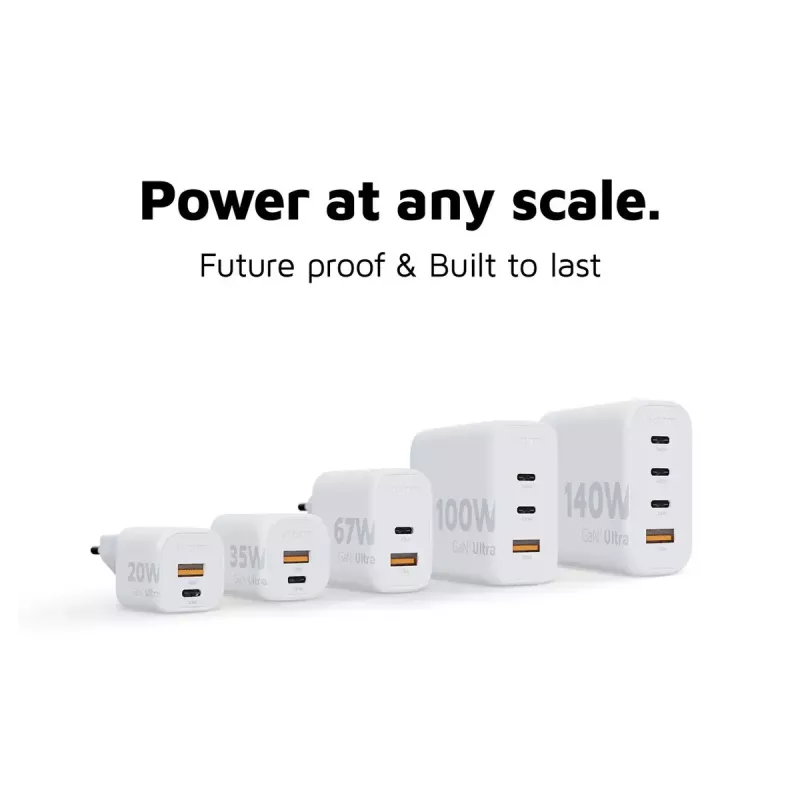 Xtorm 100W GaN² Ultra Wall Charger 2×USB-C
