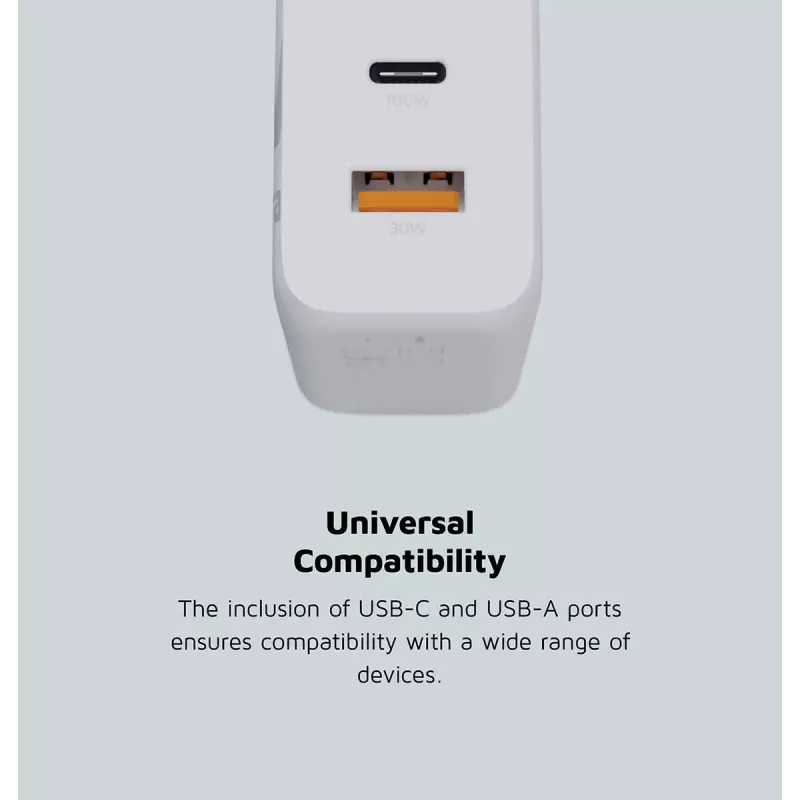 Xtorm 100W GaN² Ultra Wall Charger 2×USB-C