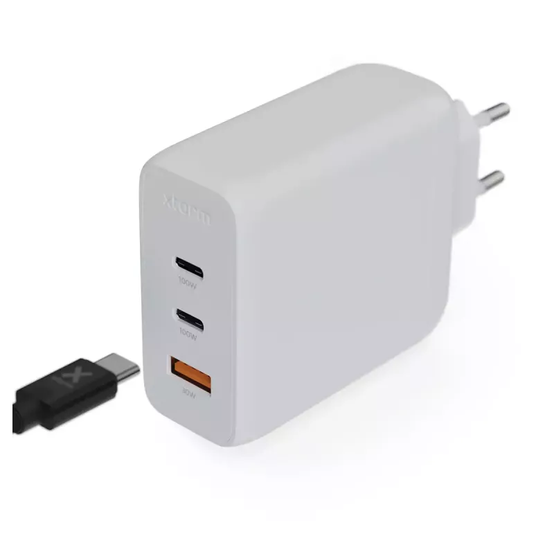 Xtorm 100W GaN² Ultra Wall Charger 2×USB-C