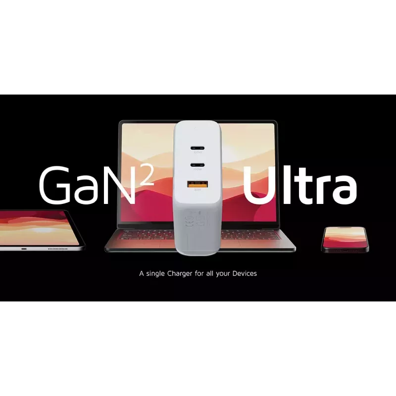 Xtorm 100W GaN² Ultra Wall Charger 2×USB-C
