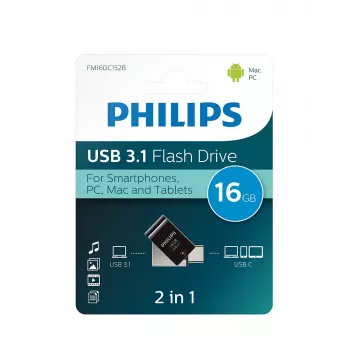 Philips FM16DC152B/00 USB atmintukas 16 GB USB Type-A 3.2 Gen 1