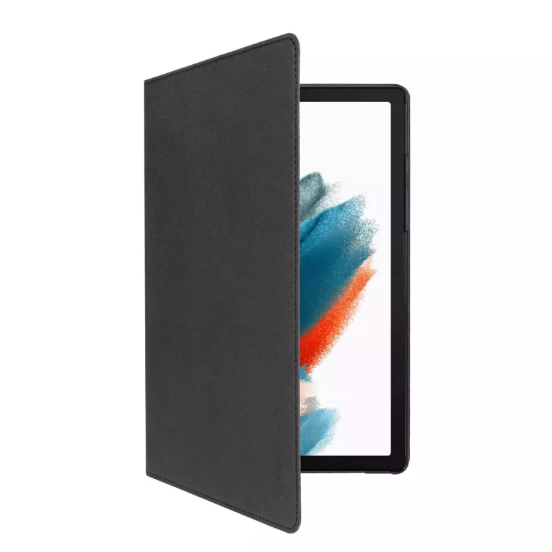 Folio dėklas GeckoCovers Galaxy Tab A8 (2021) — Easy-Click 2.0, veliūras ir dirbtinė oda, stovas, 10,5 colio ekranui