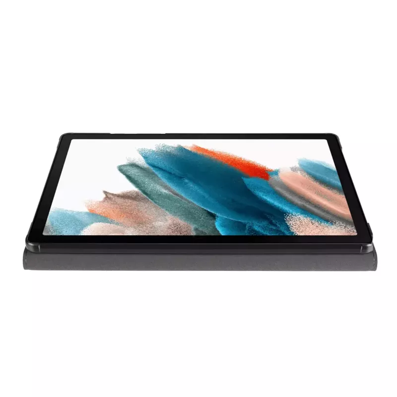 Folio dėklas GeckoCovers Galaxy Tab A8 (2021) — Easy-Click 2.0, veliūras ir dirbtinė oda, stovas, 10,5 colio ekranui