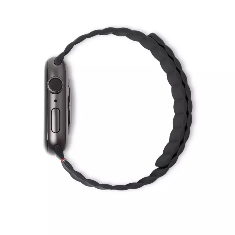 Decoded D21AWS44TS3SCL anglies spalvos silikoninis magnetinis laikiklio dirželis Apple Watch