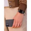 Decoded D21AWS44TS3SCL anglies spalvos silikoninis magnetinis laikiklio dirželis Apple Watch