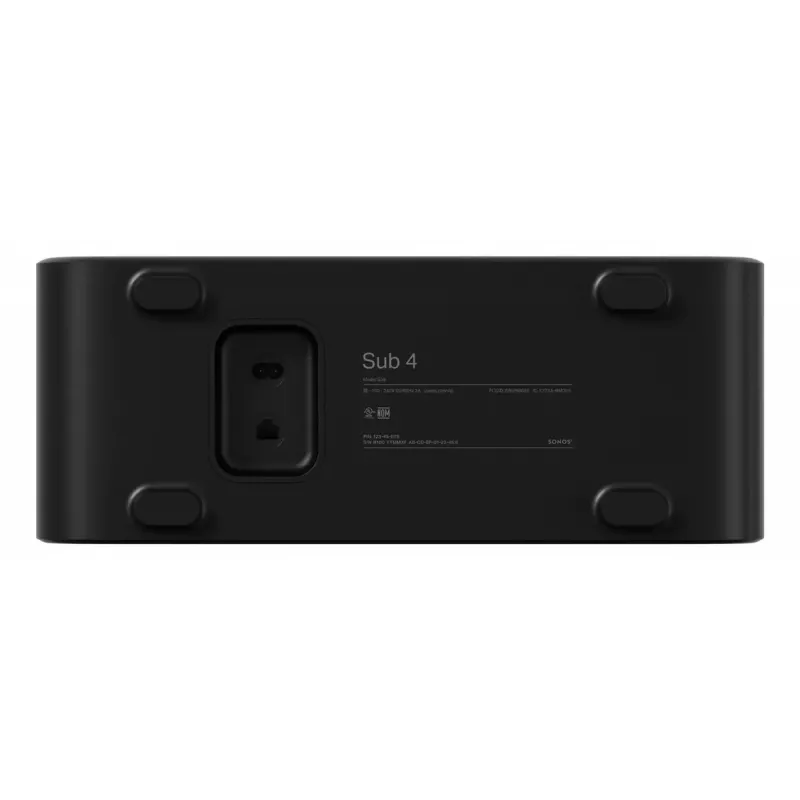 Aktyvus žemųjų dažnių garsiakalbis Sonos Sub 4 Black