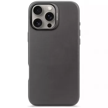 Decoded Leather Case odinis dėklas iPhone 16 Pro Max 17,5 cm (6,9 inch) Juodas