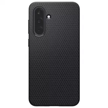 Apsauginis telefono dėklas Spigen Liquid Air, skirtas Samsung Galaxy A36 5G, matinė juoda