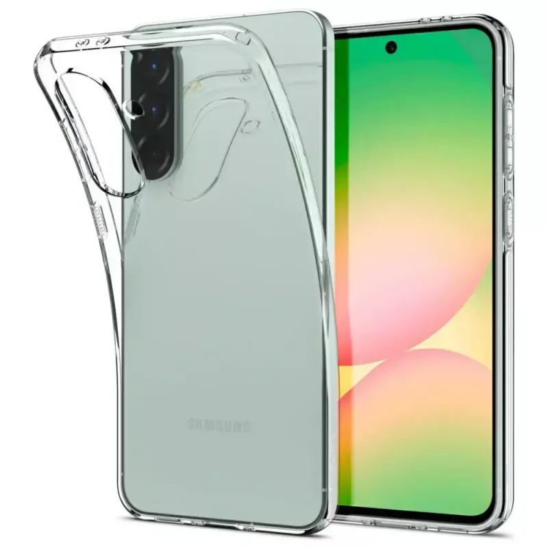 Apsauginis dėklas Spigen Samsung Galaxy A56 5G — Crystal Clear, skaidrus plonas dėklas