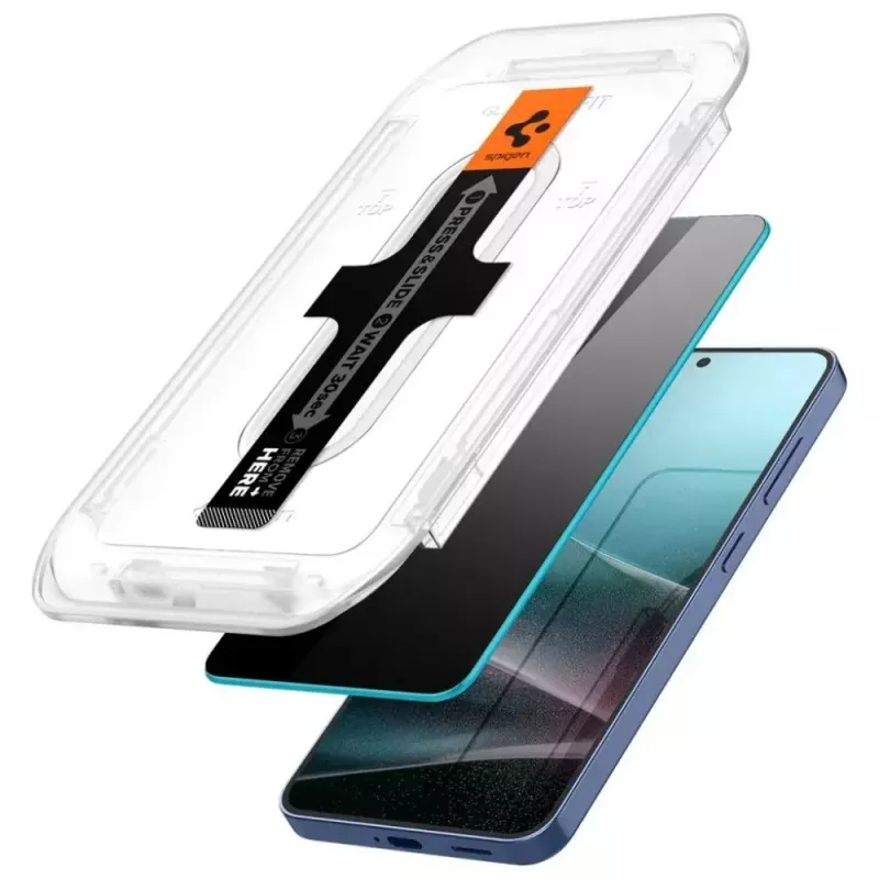 Privatumo stiklinė apsauga Spigen Glas.TR EZ FIT HD Samsung Galaxy S24/S25 — 2 vnt.
