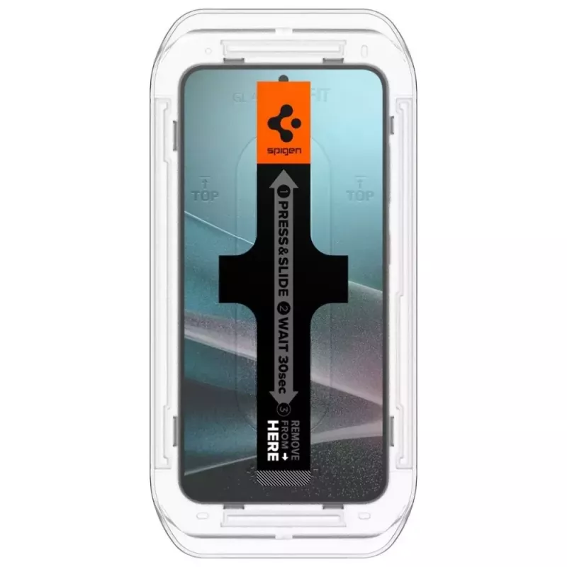 Privatumo stiklinė apsauga Spigen Glas.TR EZ FIT HD Samsung Galaxy S24/S25 — 2 vnt.