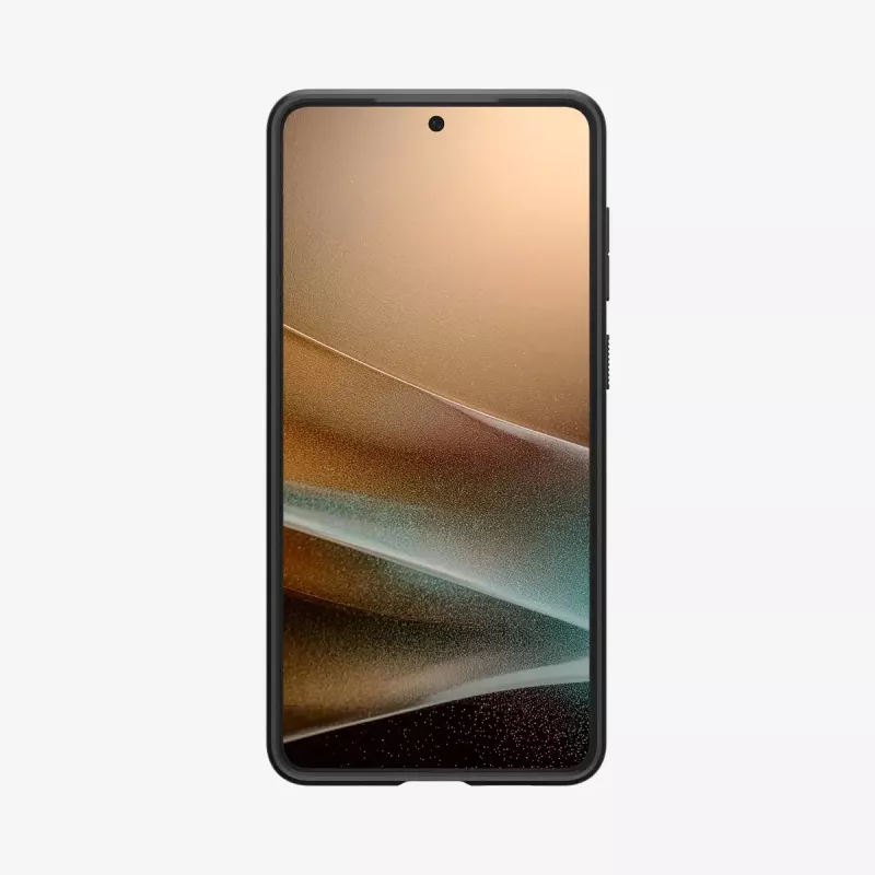 Dėklas Spigen Liquid Air Galaxy S25 Edge Matte Black Monochromatic